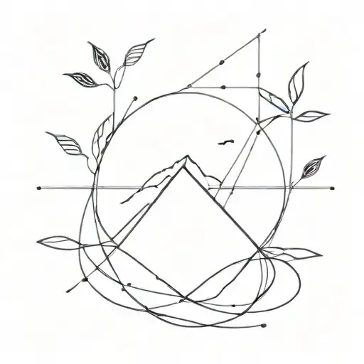 reality shifting tattoo design idea