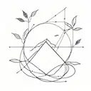 reality shifting tattoo design idea