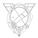 reality shifting tattoo design idea