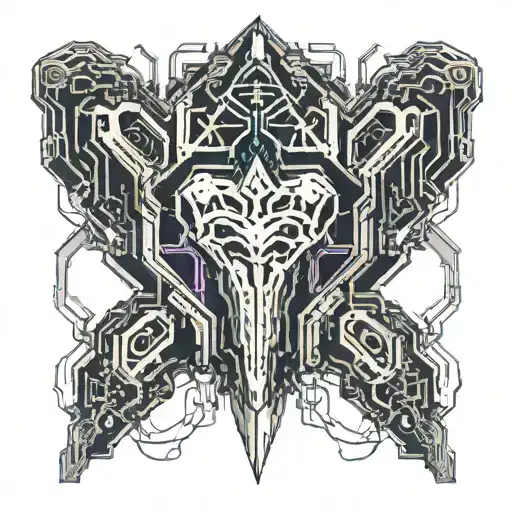 tooth tattoo design idea