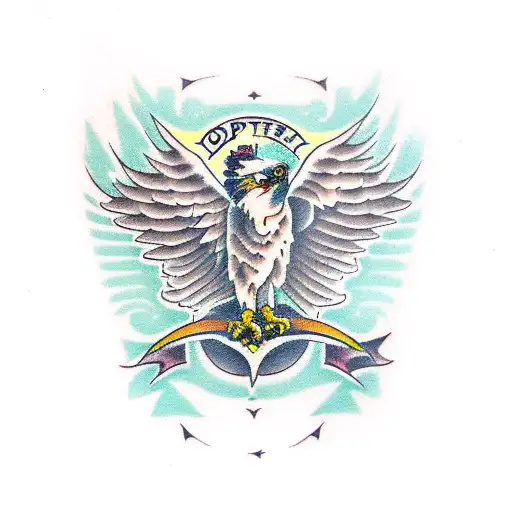 osprey tattoo design idea