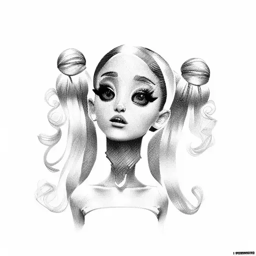 Ariana Grande tattoo design idea