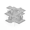 bricks with lava tattoo design idea