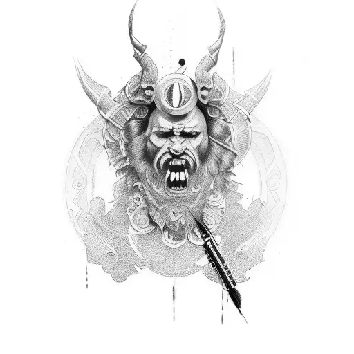 tattoo for masculine and stoic man tattoo design idea