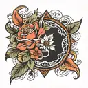 create flash tattoo based on neo traditional style tattoo design idea