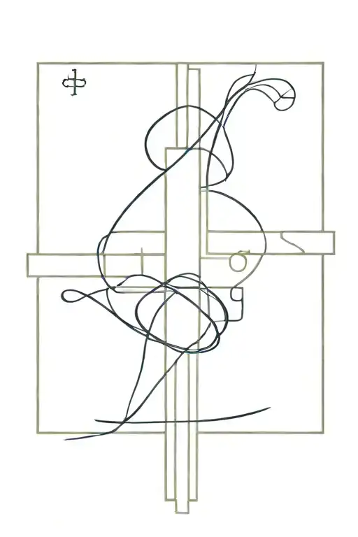 cross with bible quote inside surrounded tattoo design idea