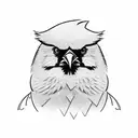 Cardinal tattoo design idea