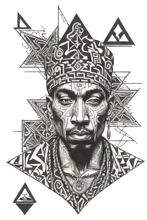 makaveli the don killuminati 7 day theory   tattoo design idea