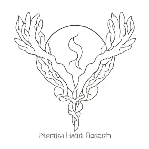 a meaning of mental health struggles tattoo design idea