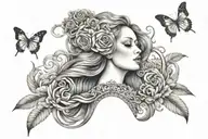 adele klimt tattoo design idea