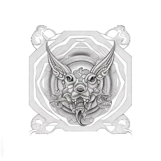 puzzle tattoo design idea