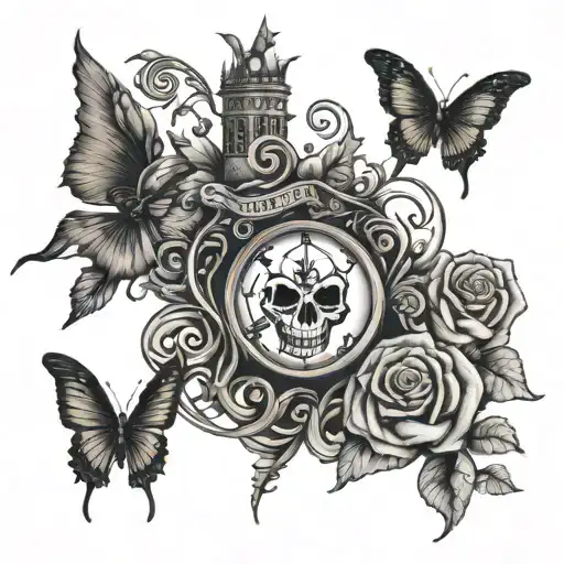 Avenged Sevenfold themed tattoo, inspired by Life is But a Dream Album tattoo design idea