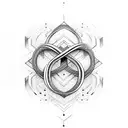 infinity sign  today, tomorrow & forever  tattoo design idea