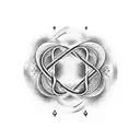 infinity sign  today, tomorrow & forever  tattoo design idea