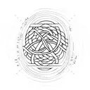 infinity sign with the inscription: today, tomorrow & forever  tattoo design idea