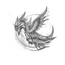 blaziken tattoo design idea