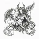 lilith diablo iv tattoo design idea