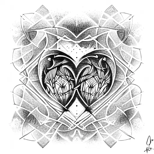 amor fati tattoo design idea