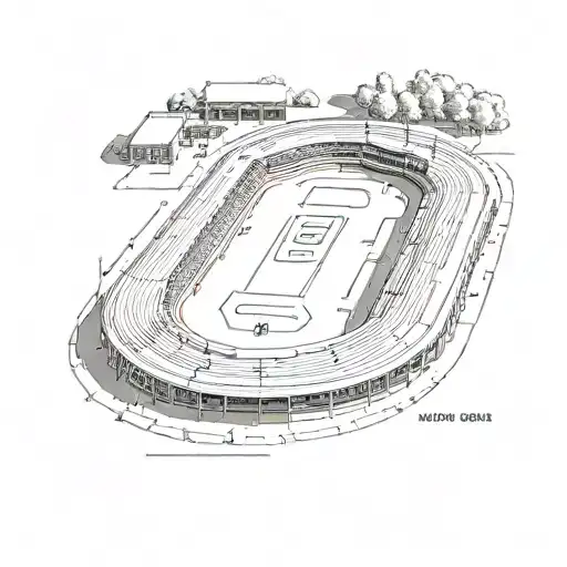 horse race track tattoo design idea