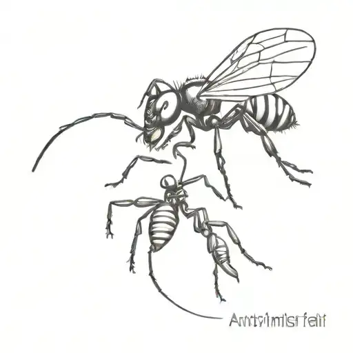 ants tattoo design idea