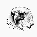 golden eagle tattoo design idea