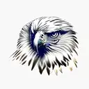 golden eagle tattoo design idea