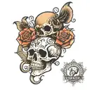 "7777" tattoo design idea