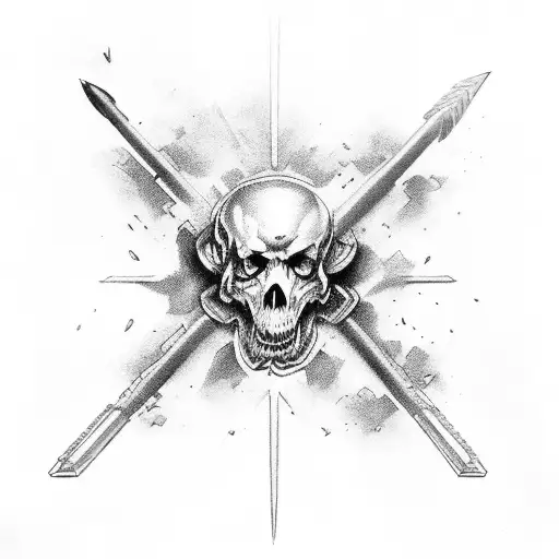 lets go to war tattoo design idea
