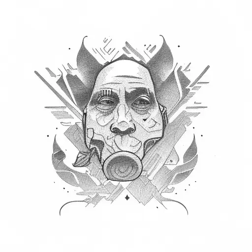 my father died and i feel my half died tattoo design idea