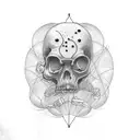 my father died and i feel my half died tattoo design idea