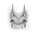 tribal digital 3d tattoo design idea