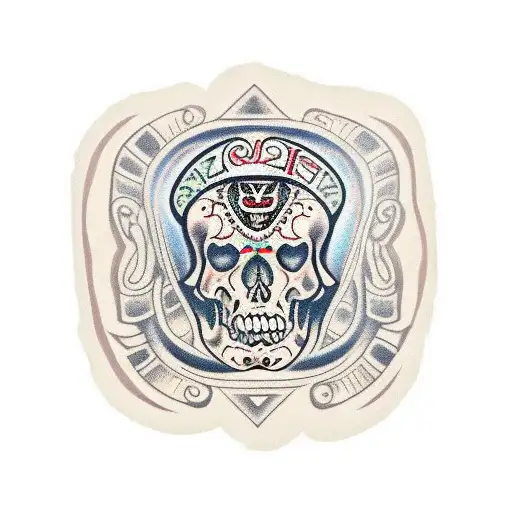 azteca tattoo design idea