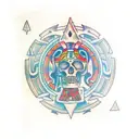 azteca tattoo design idea