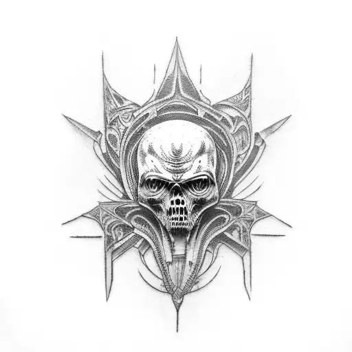 H.R. Giger tattoo design idea