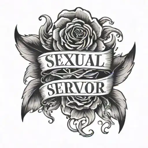 sign that shows your a sexual abuse survivor   tattoo design idea