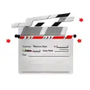 cinema clapperboard  tattoo design idea