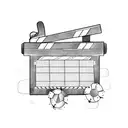 cinema clapperboard  tattoo design idea