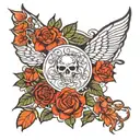 explore expand evolve tattoo design idea