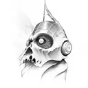 realistic stormlight skeeve tattoo design idea