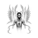 Angel Gabriel  tattoo design idea