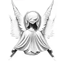 Angel Gabriel  tattoo design idea