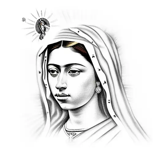virgen de Guadalupe  tattoo design idea
