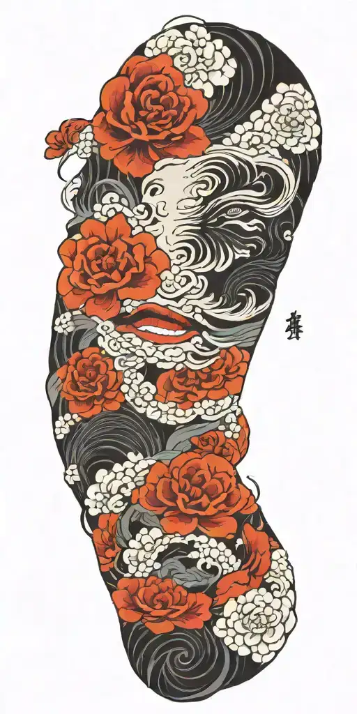 Irezumi tattoo design idea