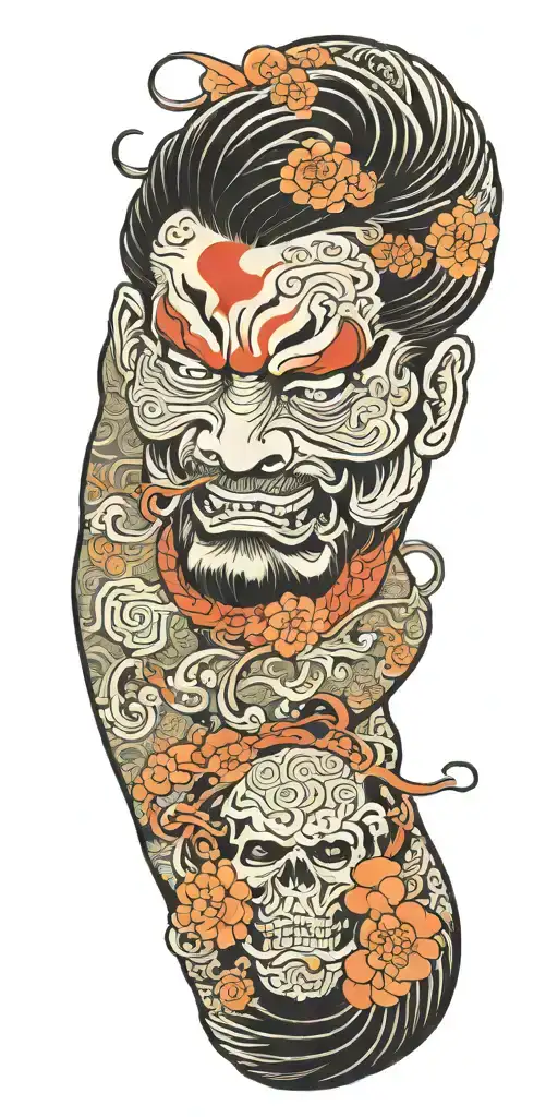 Irezumi tattoo design idea