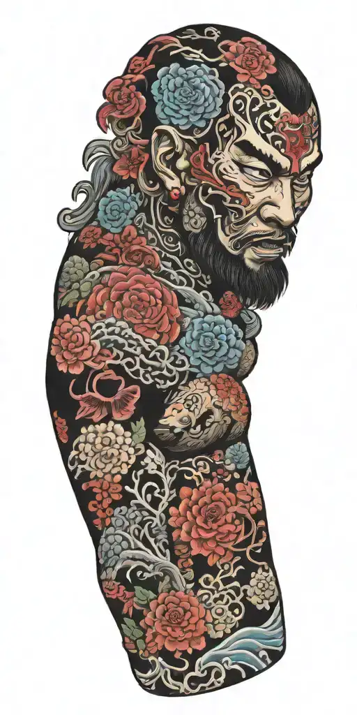 irezumi style tattoo tattoo design idea