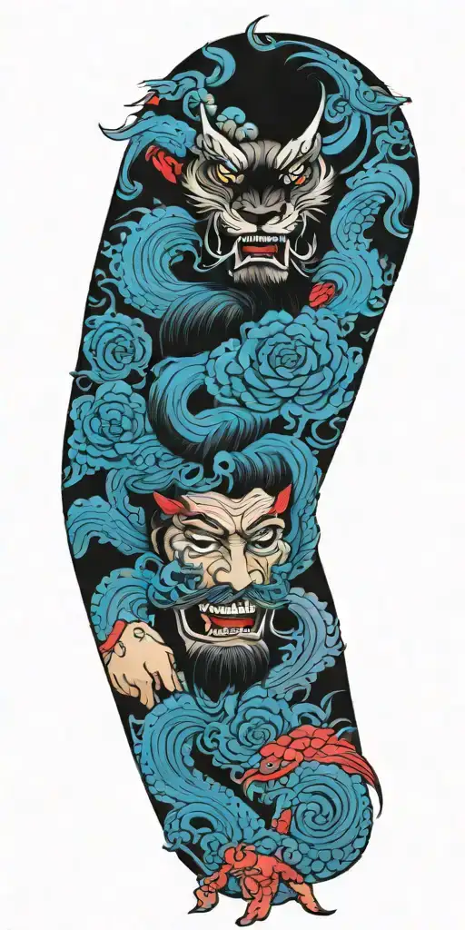 irezumi style tattoo tattoo design idea