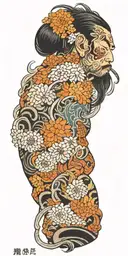 Irezumi tattoo design idea