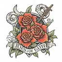 Boys of faith Zach Bryan  tattoo design idea