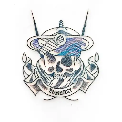 barber tattoo design idea