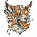 hell hound tattoo design idea